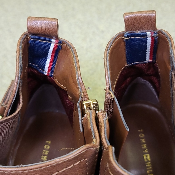 TOMMY HILFIGER Size 8 M Ankle Boots Brown - Picture 12 of 12